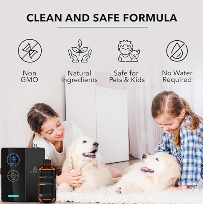 Midnight Taboo Diffuser Oil, Inspired by Luxury Hotels, 16.9 FL Oz, 500 mL, Hotel Scent for Home, Office, Bathroom, Aromatherapy Essential Oil, Lemon & Pomegranate Scents.