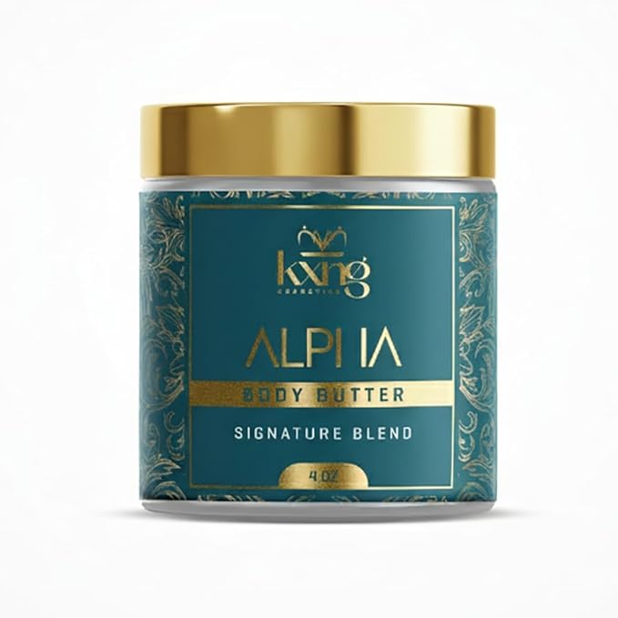 KXNG Whipped Shea Butter Moisturizer, Deep Hydration Body Butter for Men & Women, Silky, Lightweight Body Cream, Cruelty-Free