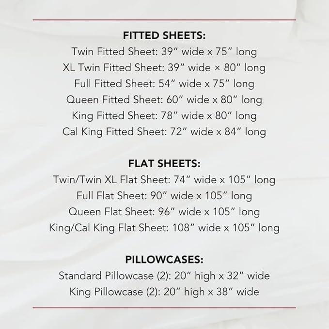 Red Land Cotton Luxury Sheet Set | 100% American Grown Cotton Basics | Premium Hotel Ultra-Soft Lightweight 4 Piece USA Made Deep Pocket Fitted, Flat Sheet, & Pillowcases Percale Weave (Queen/White)