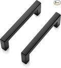 Ravinte 5 Pack Solid 3 Inch Center to Center Slim Square Bar Drawer Handles Kitchen Cabinet Handles Black Drawer Pulls Kitchen Cabinet Hardware Kitchen Handles Matte Black Cabinet Pulls