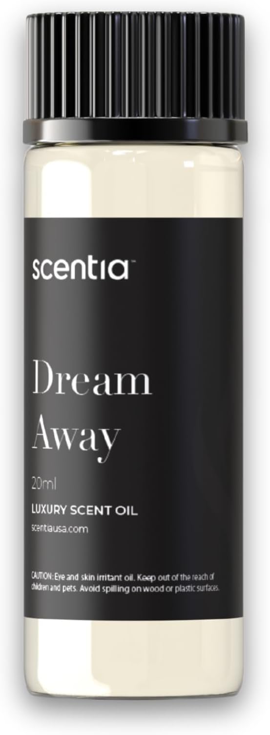 Scentia Fragrance Oil Blend, Inspired by Iconic Perfume, Home Luxury Scents, Essential Oil Blend for Aromatherapy Diﬀusers, Humidifiers & Candle Making -Dream Away 20ml, 0.67 Fl Oz, Thanksgiving Gift