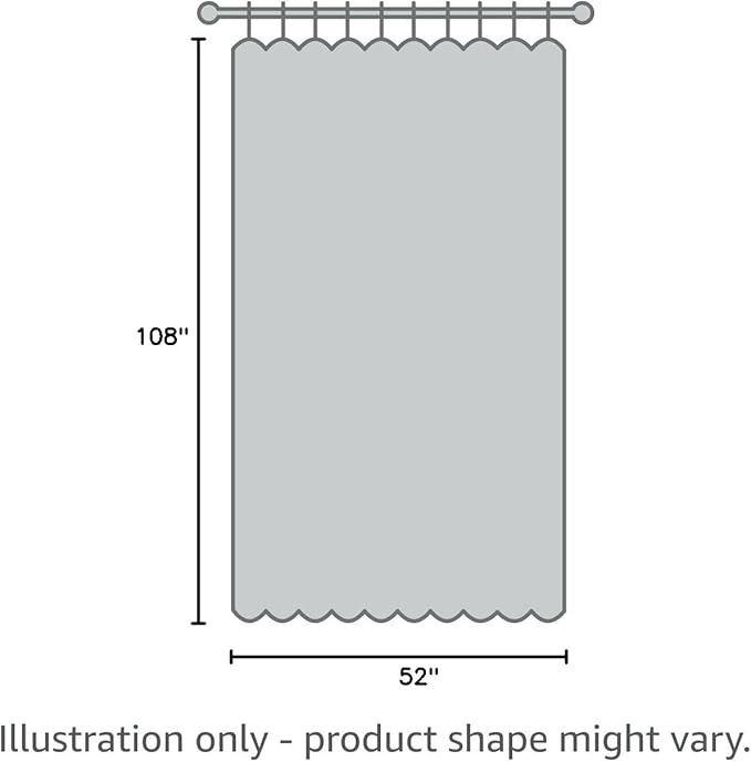 H.VERSAILTEX 100% Blackout Curtains for Bedroom Thermal Insulated Blackout Curtains 108 Inches Long Rod Pocket/Clip Rings Curtains for Living Room with Black Liner 2 Panels, Stone Blue