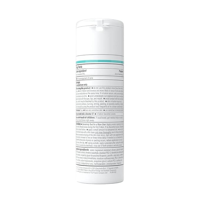 Proactiv Acne Cleanser - Benzoyl Peroxide Face Wash and Acne Treatment - Daily Facial Cleanser and Hyularonic Acid Moisturizer with Exfoliating Beads - 90 Day Supply, 6 Fl Oz