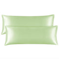 BEDELITE Satin Body Pillow Cover 2 Pack, Super Soft and Cooling Body Pillow Pillowcase for Hair and Skin, Breathable Silky Full Long Pillowcase Cover(20"x54", Gleam)