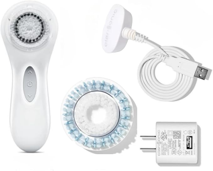 Clarisonic ARIA Sonic Facial Cleansing System, Electric Face Brush (White)