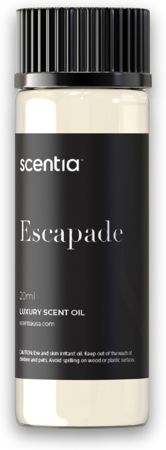 Scentia Hotel Diffuser Oil Inspired by 5-Star Hotel Scent - 20 mL 0.67 fl oz - Aromatherapy Fragrance Oil Inspired by 5 Star Hotel - Escapade, Thanksgiving Gift
