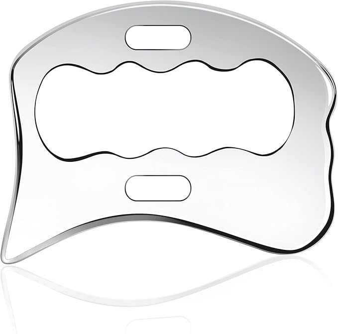 Guasha Massage Tool, Grade Stainless Steel Scraping Tool for Soft Tissue Upgrade Physical Therapy Stuff,Used for Back, Legs, Arms,Neck,Shoulder, Gua sha Tool