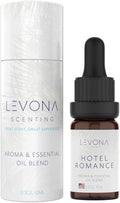 Levona Scent Essential Oil - Aroma for Home, Office, Hotel & Spa, Ideal for Humidifiers & Diffusers, Fragrance with Grapefruit Peel, Fresh Lemon, Litsea - 10ml / 0.33 fl oz, Hotel Romance