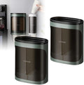 2 Pcs Cup Dispenser Wall Mounted, Bathroom Cup Dispenser Holder for 3oz-9.5oz Disposable Paper and Plastic Cups, Water Cooler Cup Dispenser with Adhesive Plate (Large Green)
