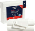 Reebok Queen Sheet Set from Tencel Eucalyptus - Soft, Cooling & Breathable for Hot Sleepers, Deep Pocket Up to 17 Inches, 4Pc Hotel Luxury Bedding Set, Bedsheet & Pillowcases (White, Queen)