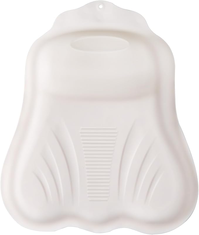 Goowin Bath Pillows for Tub, New Generation Skin-Friendly Silicone Bath Pillow, Luxury Bathtub Pillow for Head and Neck, Powerful Suction Tub Pillow for Bathtub with Inflatable Airbag (Off-White)