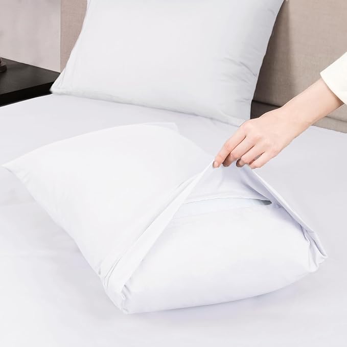 Mejoroom King Size Sheet Set - Hotel Luxury 1800 Bedding Sheets & Pillowcases - Extra Soft Bed Sheets - 16" Deep Pocket Fitted Sheet, Hypoallergenic, Wrinkle& Breathable - 4 Piece(King,White)