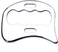 Stainless Steel Gua Sha Scraping Massage Tool-Muscle Scraper - Soft Tissue Mobilization,Physical Therapy for Back, Legs, Arms (Large)