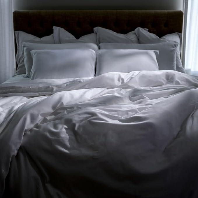 LUXOME ClimaSense Comforter w/ 37.5® Technology | Fluffy & Breathable | Thermal Regulating | Cotton Blend | King/Cal King - 108"x98"