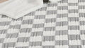 Electric Heated Blanket 6 Heating Settings & 10H Auto Off Full 72×84 Plush Fluffy Office Quick-Heating Study Plaid Gray White
