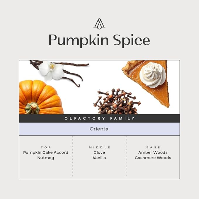 AromaPlan Hotel Scent Diffuser Oil Pumpkin Spice 5 Fl Oz (148ml) Fall Collection –Luxury Hotel & Home Fragrance Oil - Non Toxic - Made in USA - Bigger Bottle, Bolder Aroma & Longer Lasting