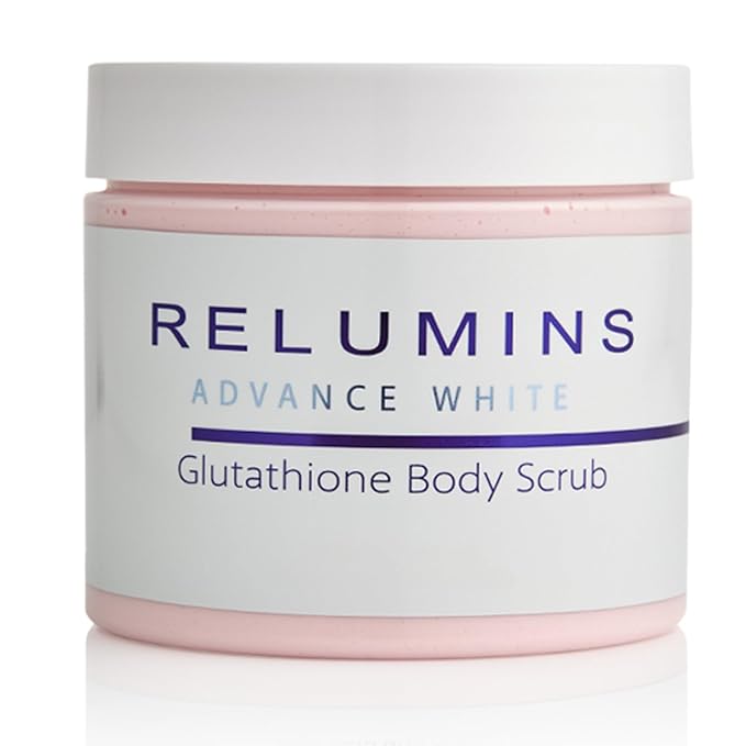 Relumins Premium Summer Body Scrub with Glutathione, Rosehip & Sea Salt – Hydrating Exfoliating Scrub for Smooth, Radiant, Beach-Ready Skin – Gentle Moisturizing Formula – 400ml