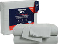 Reebok King Sheet Set from Tencel Eucalyptus - Soft, Cooling & Breathable for Hot Sleepers, Deep Pocket Up to 17 Inches, 4Pc Hotel Luxury Bedding Set, Bedsheet & Pillowcases (Lunar Rock, King)