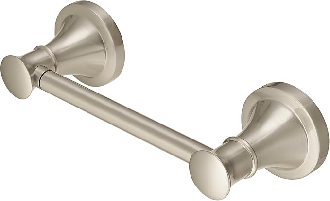 Hoimpro Wall Mounted Rustproof Toilet Tissue Paper Holder Bathroom Accessories Toilet roll Paper Hanger, Brushed Nickel