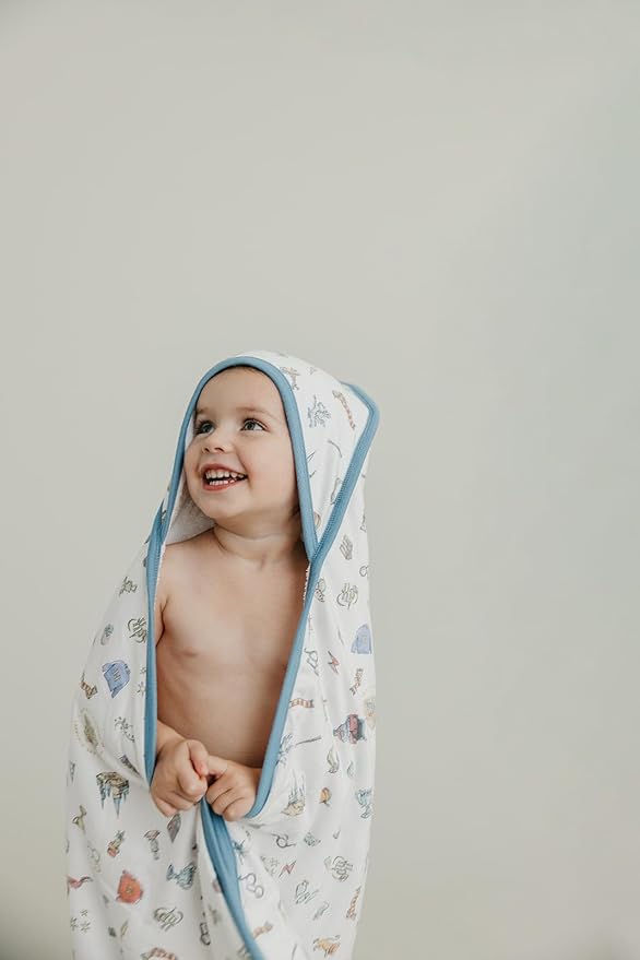 Copper Pearl Hooded Bath Towels Premium Knit/Terry Cloth Baby Towels with Hood, Pockets, and Cool Designs - Great to Gift and Make Bath Time Fun - Baby Bath Towel, Wizarding World™