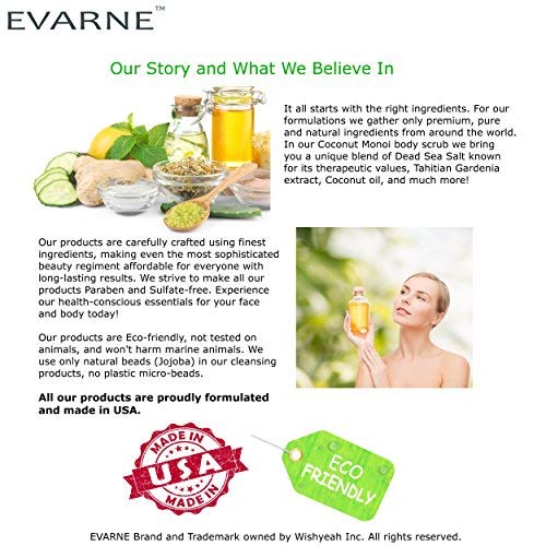 Lavender Dead Sea Salt Body Scrub with 7 Essential Oils Calendula and Vitamin E