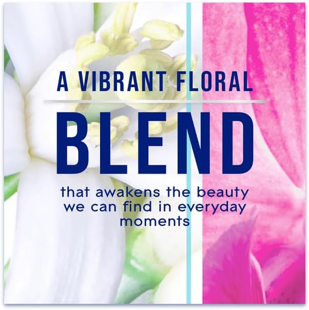 Glade Candle Orchid & Neroli, Fresh Collection, Fragrance Candle Infused with Essential Oils, Air Freshener Candle, 3-Wick Candle, 6.8 Oz, 3 Count