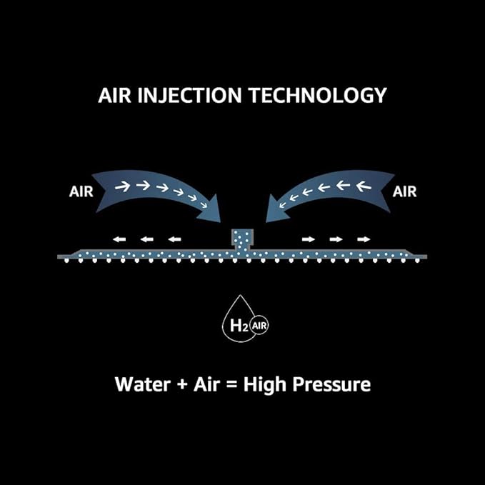 Iriber Chrome Shower System 10 Inch High Pressure Rainfall Shower Head and Shower Faucet Combo Set