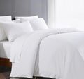 White Duvet Cover Twin Size 1000 Thread Count 100% Egyptian Cotton Long Staple Quilt Cover Silky Soft, Breathable with Hidden Zipper Closure and 7 Corner Ties 1 Piece Duvet Cover