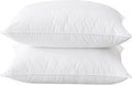 BHZ King Size Pillows Feather Down Set of 2 Hotel My King Pillows Bed Goose Pillow Luxury 2 Pack Pillow for Sleeping Side Sleepers Soft Support Gifts