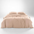 Olive + Crate Tencel Eucalyptus Cooling Duvet Cover Set - Hypoallergenic, Lyocell Tencel Duvet Cover - Temperature Regulating with Hidden Button Closure & Corner Ties - King Size [Terracotta Clay]