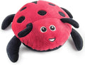 Microwavable Heating Pad for Pain Relief, Cute Unscented Stuffed Animal Moist Heat Pad for Neck, Shoulder, Stitched Heatable Soft Pillow for Cramps, Period, Gift for Women & Kids (Red)