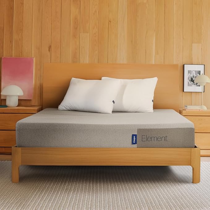 Casper Sleep Element California King Mattress - Medium Feel - Motion Isolation - Breathable, Cooling Memory Foam - 100-Night Trial - CertiPUR-US