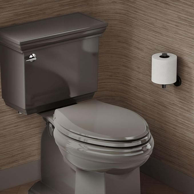 KOHLER CACHET® Nightlight Soft Close Toilet Seat Elongated, ReadyLatch®, Grip-Tight Hardware, Cashmere