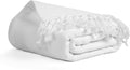 Salt Earth 100% Cotton Muslin Throw Blanket, Gauze Blanket 50"X60" Throw with Tassel 4 Layered for Couch, Bed, Living Room, Lightweight & All Season Blankets & Throws, Nature & Skin Friendly(White)