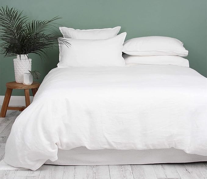 Super King Duvet Cover 1000 Thread Count 100% Egyptian Cotton Luxury Hotel Quality Quilt Cover - 1 Pc Duvet Cover with Zipper Closure, 6 Corner Ties - White