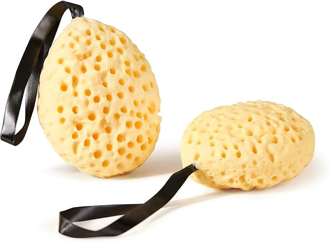 CHOSIN Shower Sponge for Body: 3D Honeycomb Exfoliating Bath Sponge for Sensitive Skin - Face & Body Scrubber for Travel Daily Use(1 Pack)