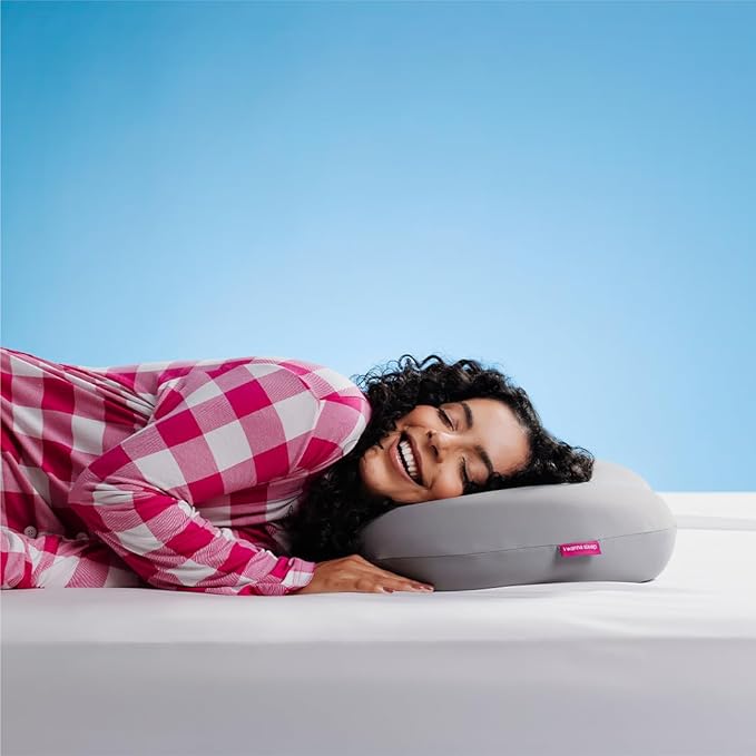 IWS I WANNA SLEEP Ergoblu Cervical Memory Foam Neck Pillow – Ergonomic Pillow for Neck Pain Relief, Stomach & Back Sleeper Support, Extra Cooling Pillowcase, Orthopedic Neck & Spine Support