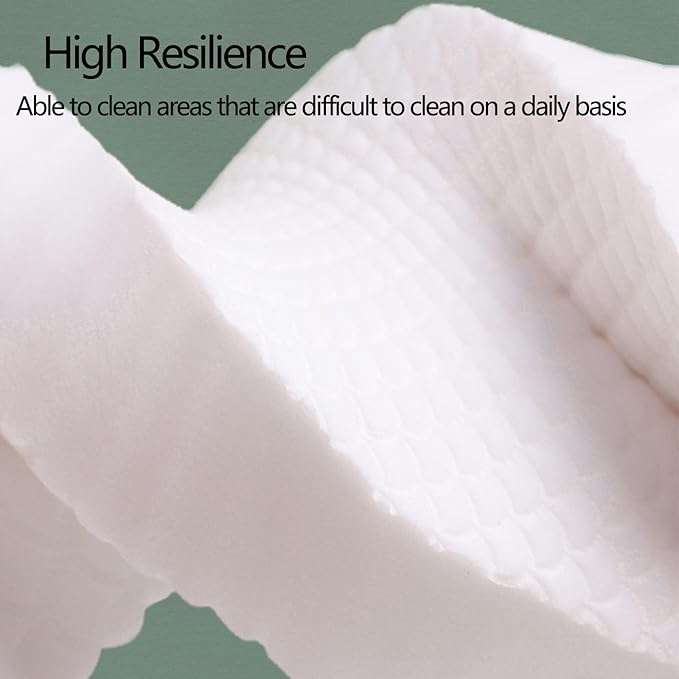 SODOI Shower Sponge 6-Pack 3D Ultra-Soft Exfoliating Bath Sponge Gentle on Skin Suitable for Adults Children and Pregnant Women Reusable (1 White + 1 Gray + 2 Blue + 2 Pink) + 6 Clear Hooks