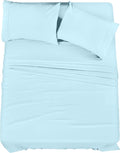Utopia Bedding Queen Bed Sheets Set - 4 Piece Bedding - Brushed Microfiber - Shrinkage and Fade Resistant - Easy Care (Queen, Ice Blue)