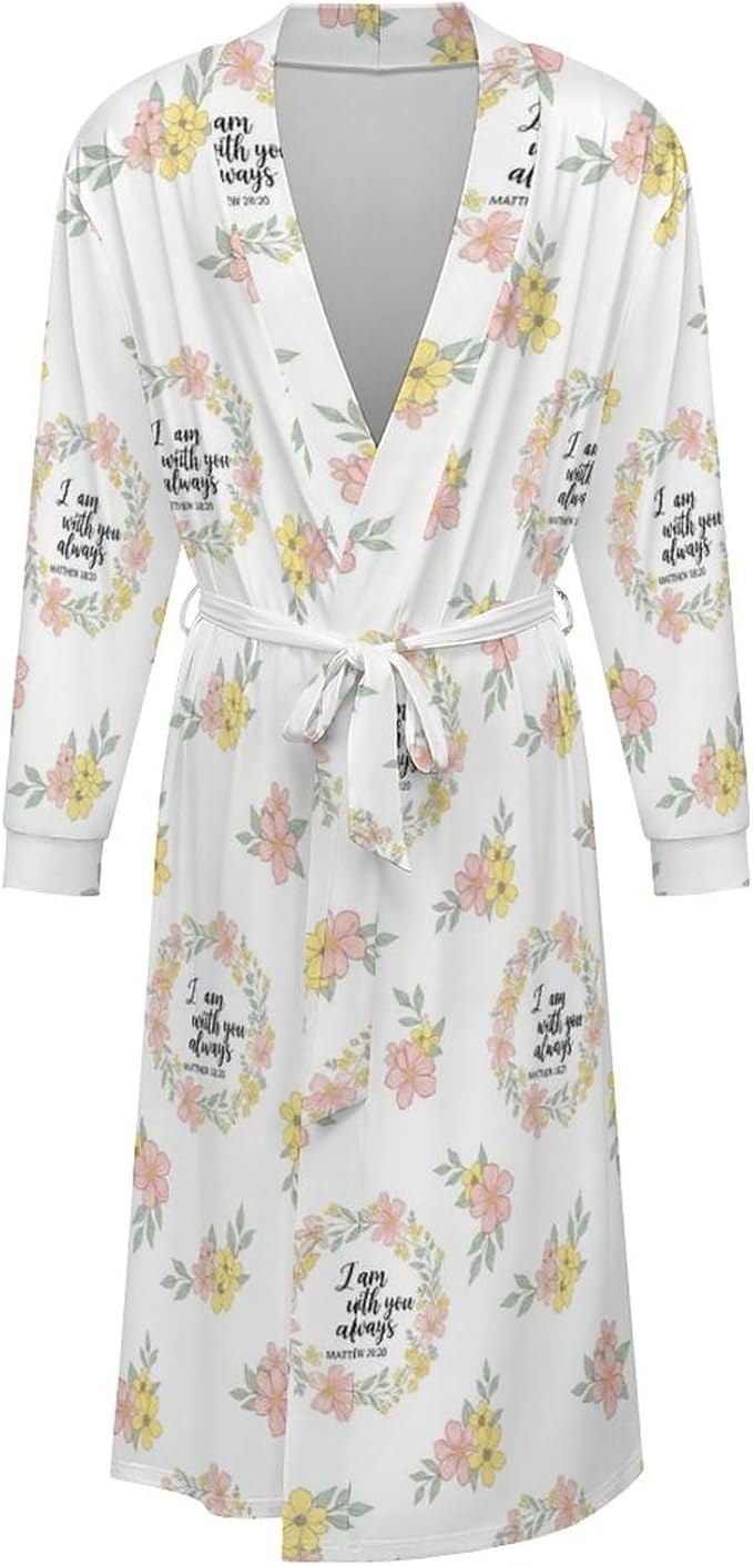 Soft Robes for Women Lightweight Kimono Bathrobe Full-Length Loungewear