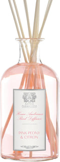 Antica Farmacista Home Ambiance Diffuser - Long-Lasting Reed Scent Diffuser - Luxury Room Freshener Gift - Pink Peony & Citron, 16.9 fl oz