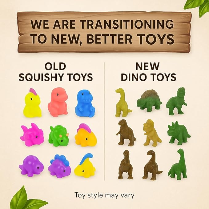 Dinosaur Bath Bombs for Kids with Surprise Dino Toys Inside (6 Pack) - Large Bubble Bath Bombs for Boys and Girls - USA Made, Fruity Scents, Children and Teen Gift Ideas by Two Sisters