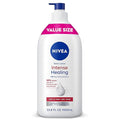 NIVEA Intense Healing Body Lotion for Very Dry, Itchy Skin with Glycerin, Provitamin B5 and Niacinamide, 72-Hour Body Moisturizer, 33.8 Fl Oz Value Size Pump Bottle