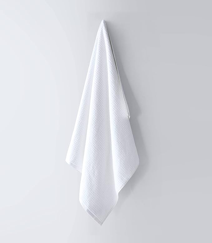 Tommy Bahama - Bath Towels, Highly Absorbent Cotton Bathroom Decor, Low Linting & Fade Resistant, Oeko-Tex Certified (Northern Pacific White, 6-Piece)