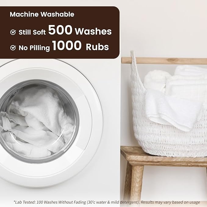 SEMAXE 100% Cotton Washcloths for Bathroom - 24 Pack, Quick-Dry Face Towels with Hanging Loop, Highly Absorbent and Soft, 13x13 Inch, Yellow & Grey