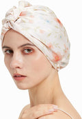 100% Mulberry Silk Bonnet, Double-Layered Hair Bonnet for Sleeping Women, Pure Silk Turban, Night Sleep Hair Wrap