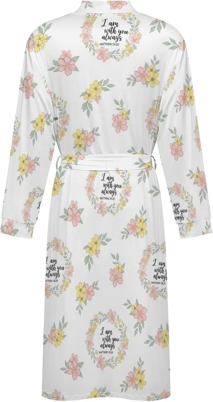 Soft Robes for Women Lightweight Kimono Bathrobe Full-Length Loungewear
