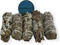 NESSASTORES - White Sage Mixture Smudge Sampler Kit 4" Bundles #JC-230 (4 Kits, 5 pcs Combination A)