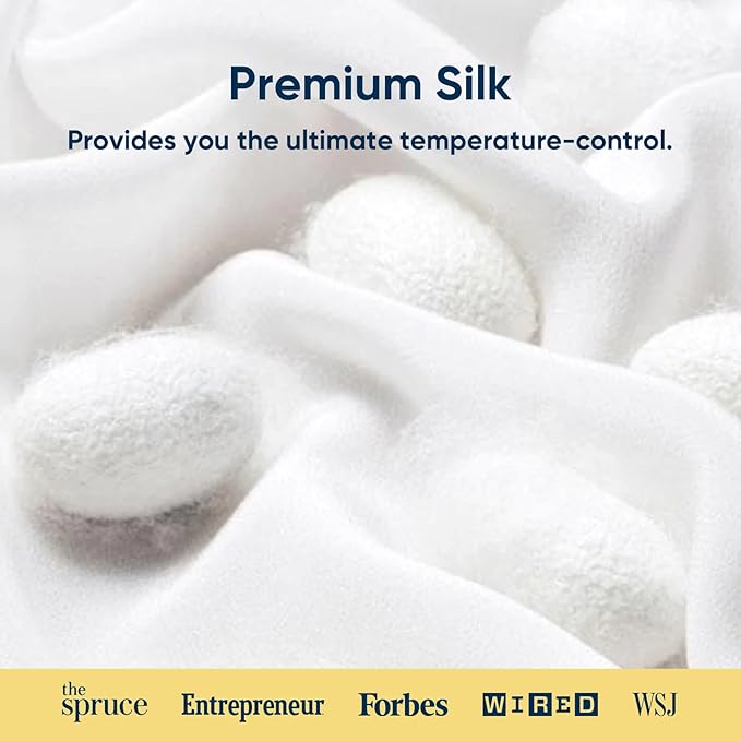 Vesta Silk-Layered Ultra-Thin Pillow, 100% Silk Layer, Slim and Flat Design for Back or Stomach Sleepers, Ultra-Thin Profile (2.5" Height) & Soft - LimeZen