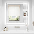 36X36 LED Bathroom Mirror with Lights, Anti-Fog, Backlit + Front Lit (CRI>90), Lighted Bathroom Vanity Mirror for Wall, Memory Function, Dimmable, Tempered Glass, Shatter-Proof, ETL